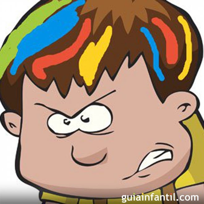 A cabeça de cores. Conto infantil sobre a inveja