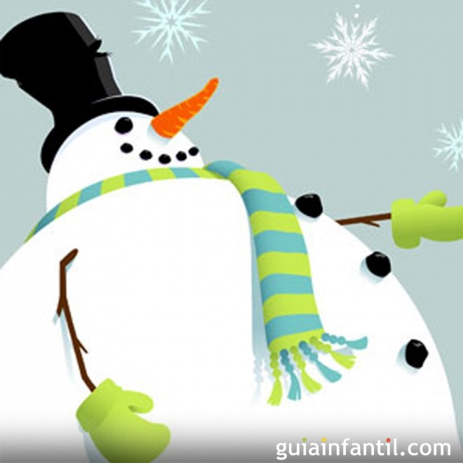 O Boneco de Neve. Conto de Natal para crianças