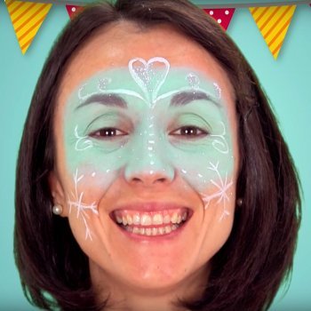 Maquiagem da princesa de Frozen para as crianças