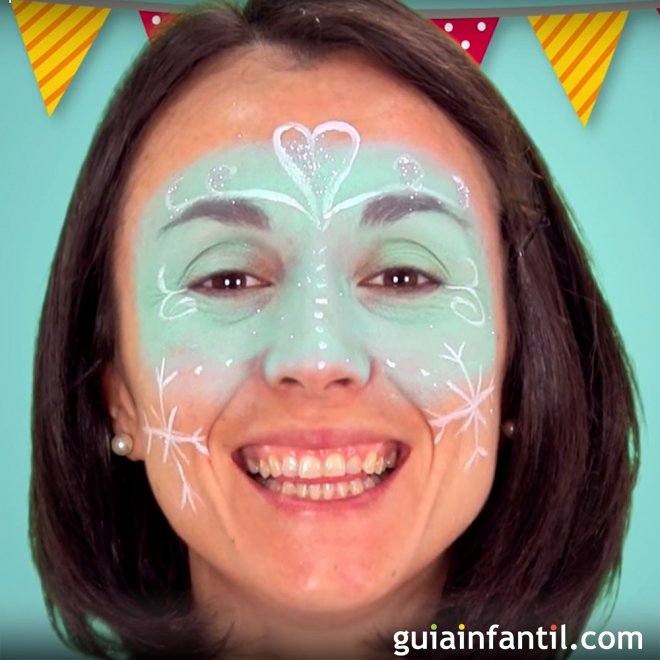 Maquiagem da princesa de Frozen para as crianças