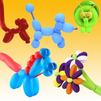 Vídeos de como fazer figuras com balão passo a passo