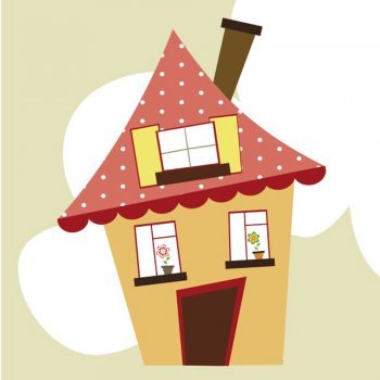 Casa. Letra de canção para crianças