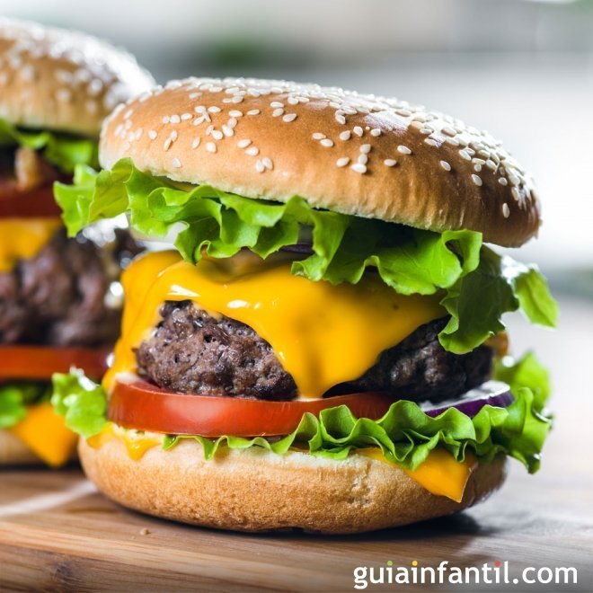 O Hambúrguer Americano saudável… É comer para crer! –