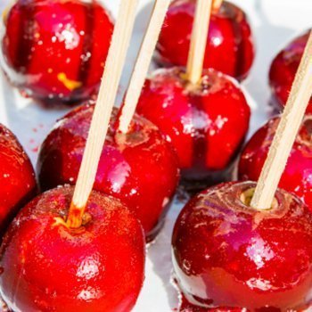 Maçã do amor. Receita com fruta para as crianças