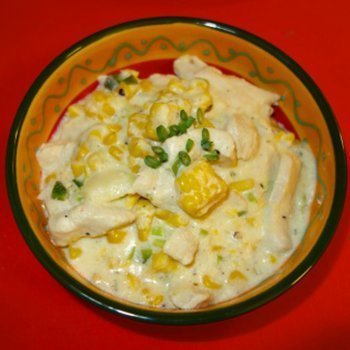 Frango com creme de milho. Receitas juninas