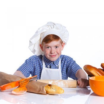 Pão caseiro. Receitas para fazer com as crianças