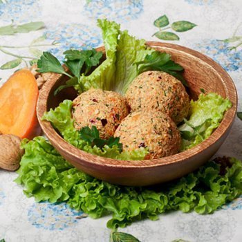 Almôndegas de soja. Receita saudável para as crianças