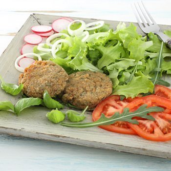 Hambúrguer de soja. Uma receita caseira para as crianças