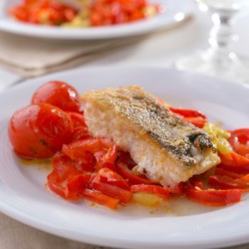 Bacalhau com pimentão. Receitas rápidas