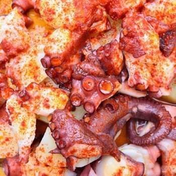 Polvo à la gallega. Receita para crianças