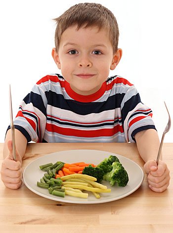 Alimentos que podem fazer crescer às crianças