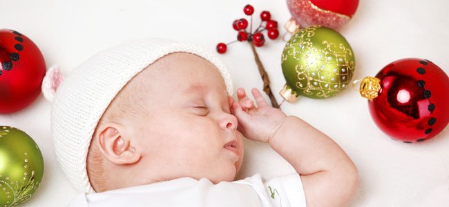 O Natal com um bebê em casa O Natal com um bebê em casa