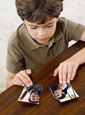 A reação dos filhos à separação dos pais A reação dos filhos à separação dos pais