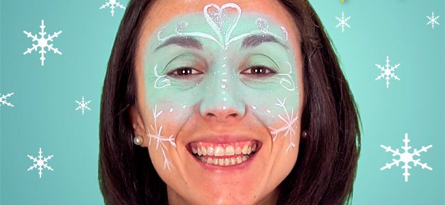 Maquiagem de Elsa, de Frozen para as crianças Maquiagem de Elsa, de Frozen para as crianças