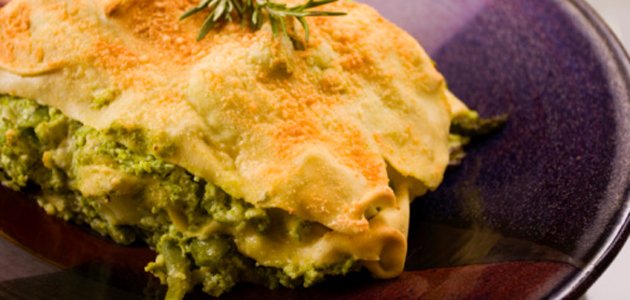 lasanha-de-brócolis A lasanha-de-brócolis A
