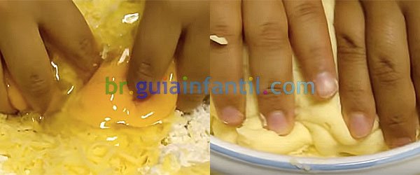 Receita de pão de queijo. Cuarta parte Receita de pão de queijo. Cuarta parte